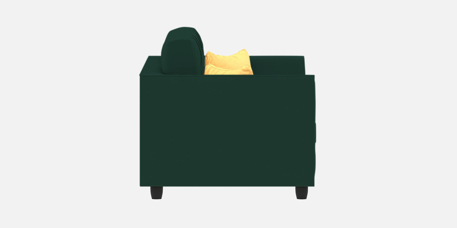 Nestin Velvet 3 Seater Sofa in Forest Green Colour