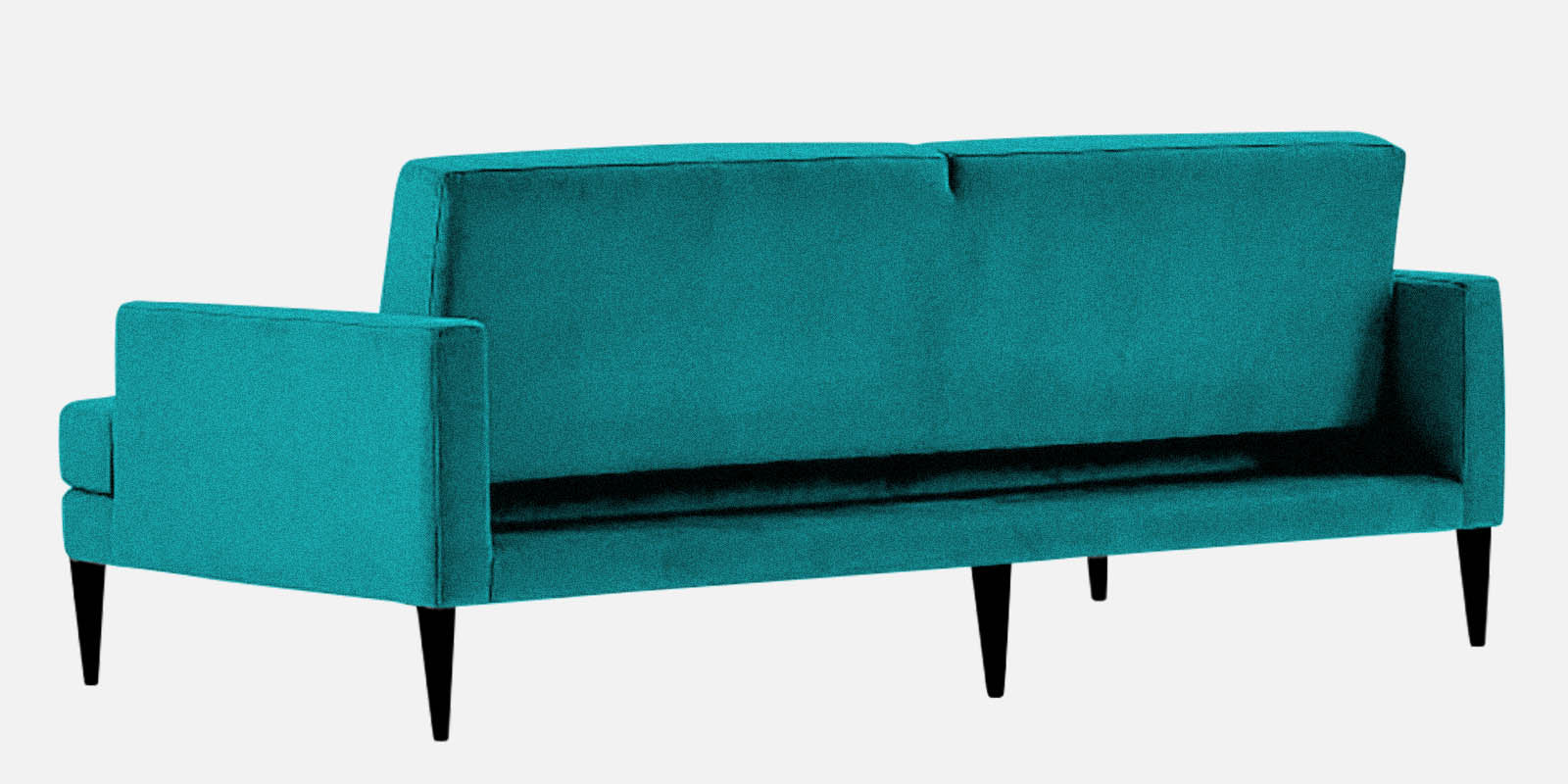 Zoya Fabric 3 Seater Convertable Sofa Cum Bed in Sea Green Colour