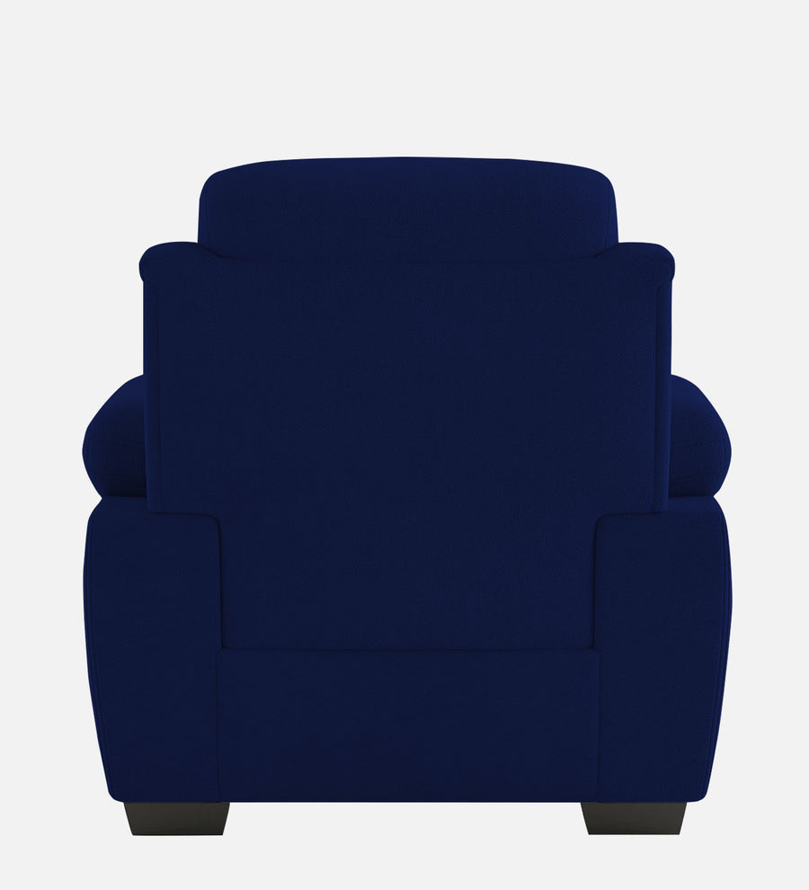 Cantaberry Velvet 1 Seater Sofa In Dark Blue Colour - Febonic Living