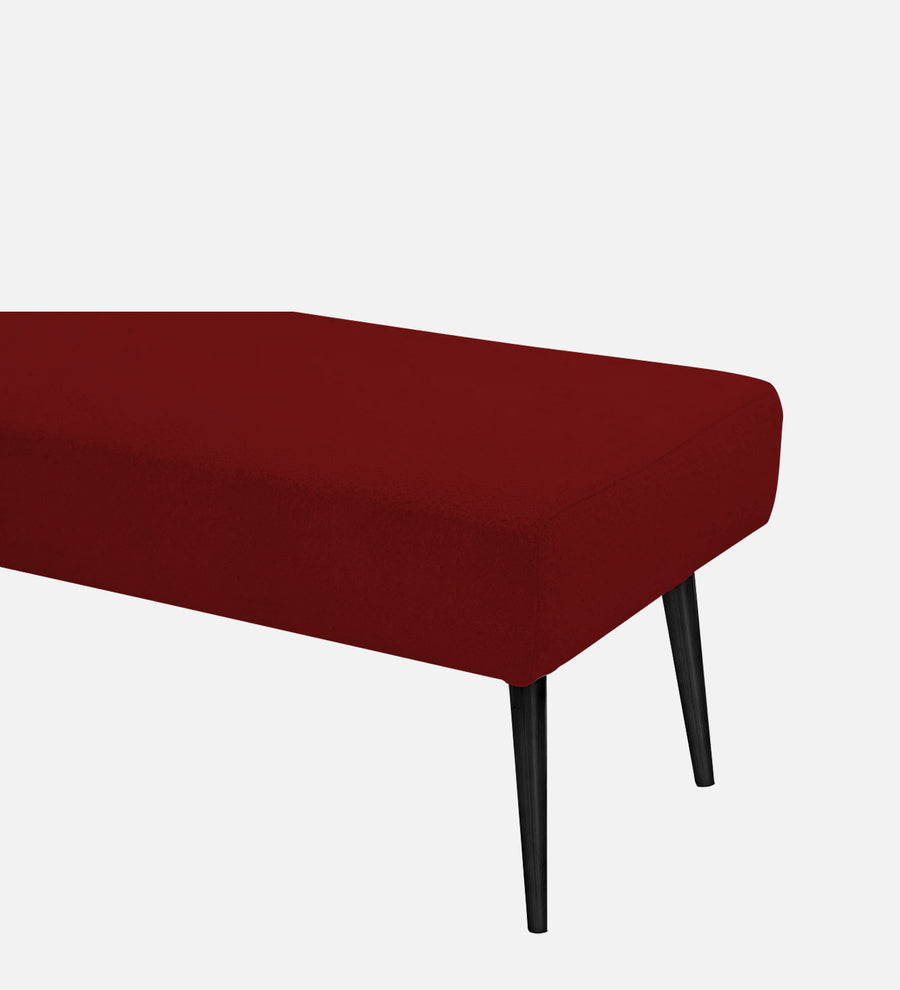 Orbit Fabric Bench In Blood Maroon Colour - Febonic Living