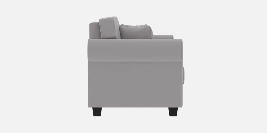 Numonk Velvet 2 Seater Sofa In Concrete Grey Colour - Febonic Living