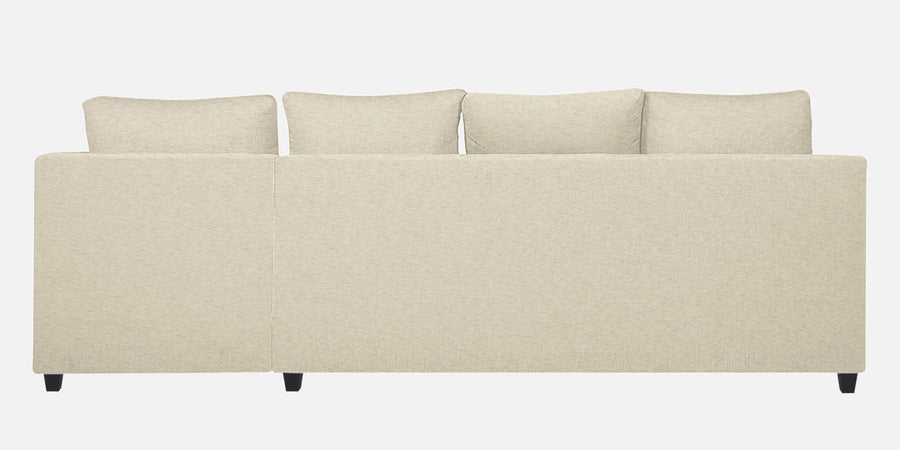 Nebula Fabric Lhs Sectional Sofa 3 Lounger In Ivory Cream Colour - Febonic Living