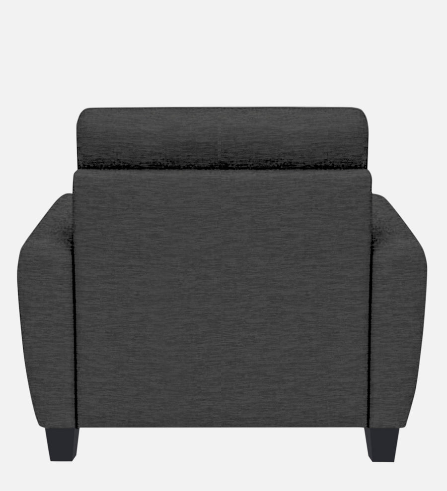 Bakadi Fabric 1 Seater Sofa In Charcoal Grey Colour - Febonic Living