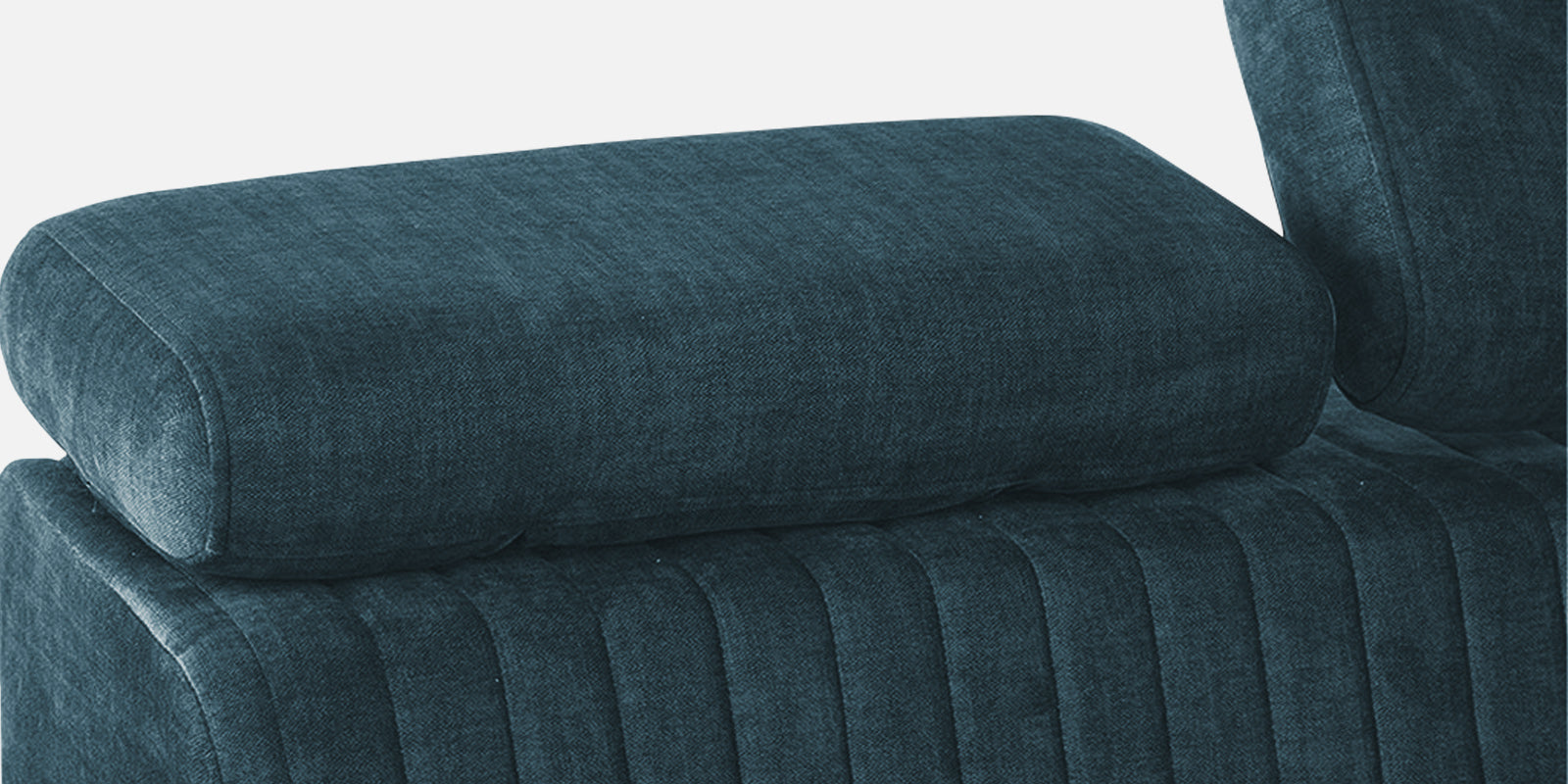 Draco Fabric Corner Sofa in Harbour Blue Colour