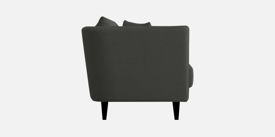 Norway Velvet 3 Seater Sofa In Hory Grey Colour - Febonic Living