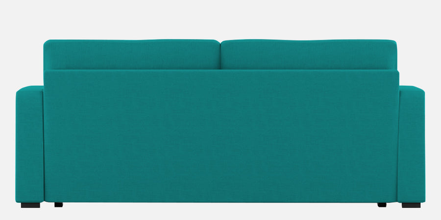 Rocky Fabric 3 Seater Pull Out Sofa Cum Bed In Sea Green Colour With Storage - Febonic Living