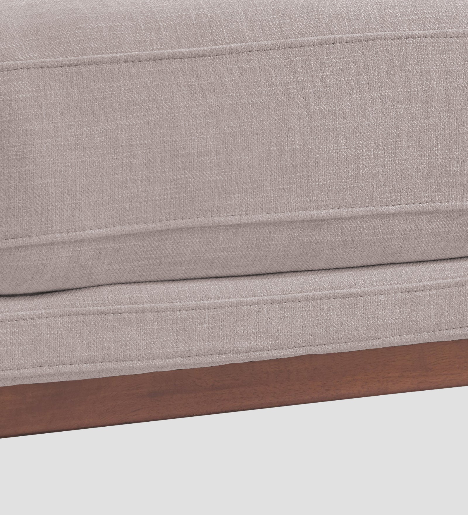 Borry Fabric 1 Seater Sofa in Almond Beige Colour - Febonic Living