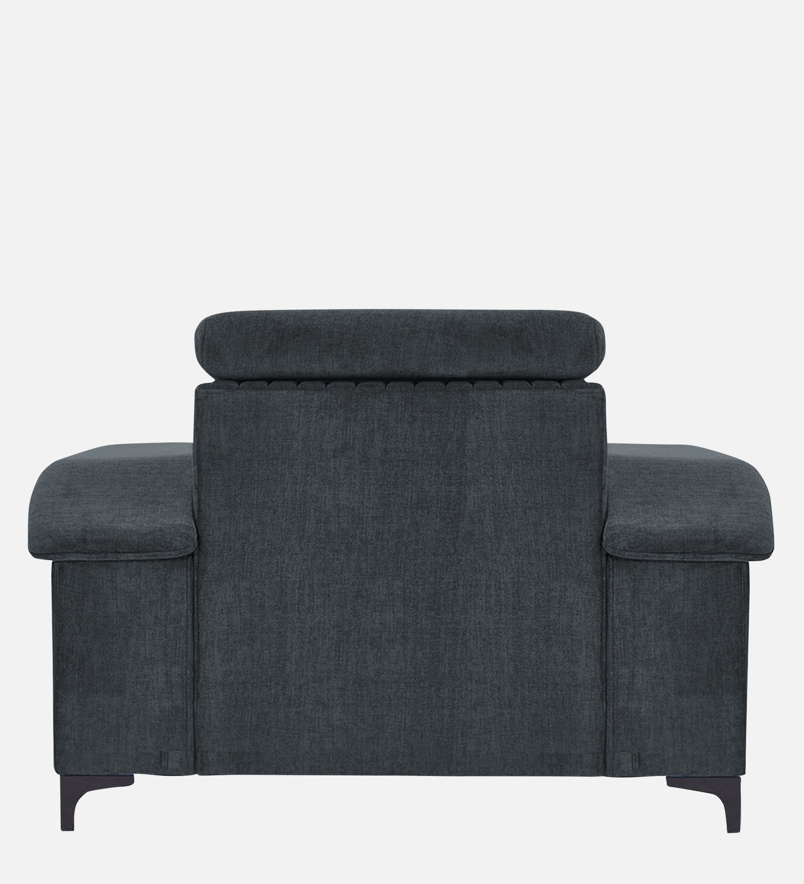 Draco Fabric 1 Seater Sofa in Duby Grey Colour