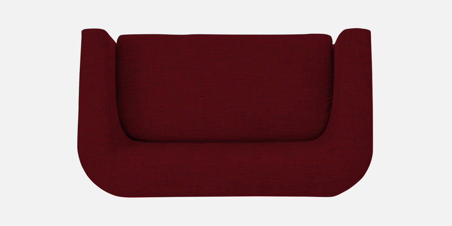 Casper Fabric 2 Seater Sofa In Ruby Red Colour - Febonic Living