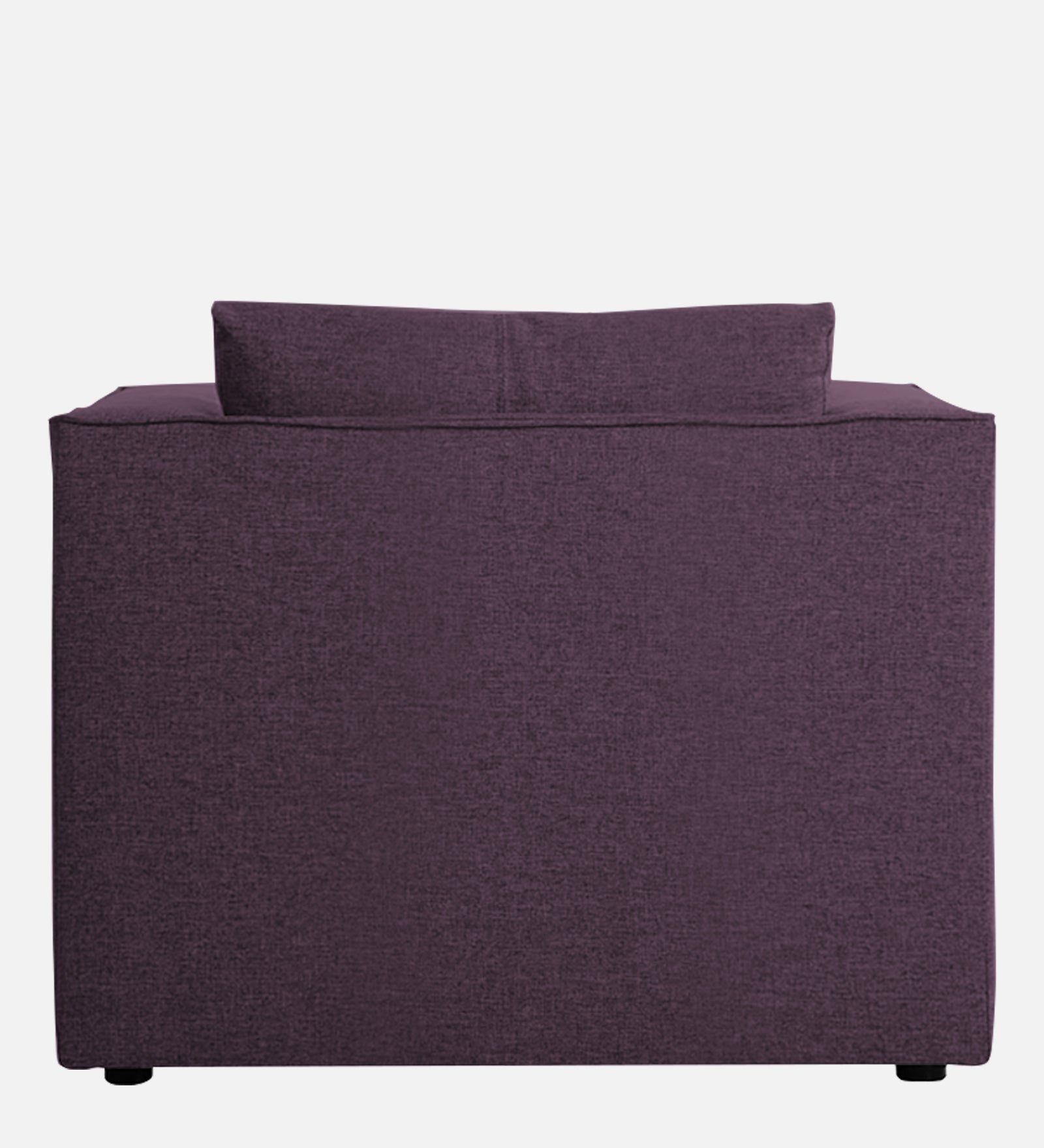 Kenia Fabric 1 Seater Convertible Sofa Cum Bed in Greek Purple Colour