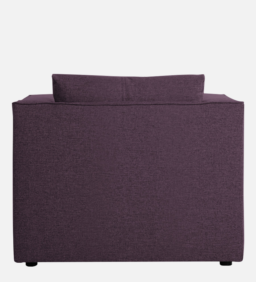 Kenia Fabric 1 Seater Foldable Sofa Cum Bed In Greek Purple Colour - Febonic Living
