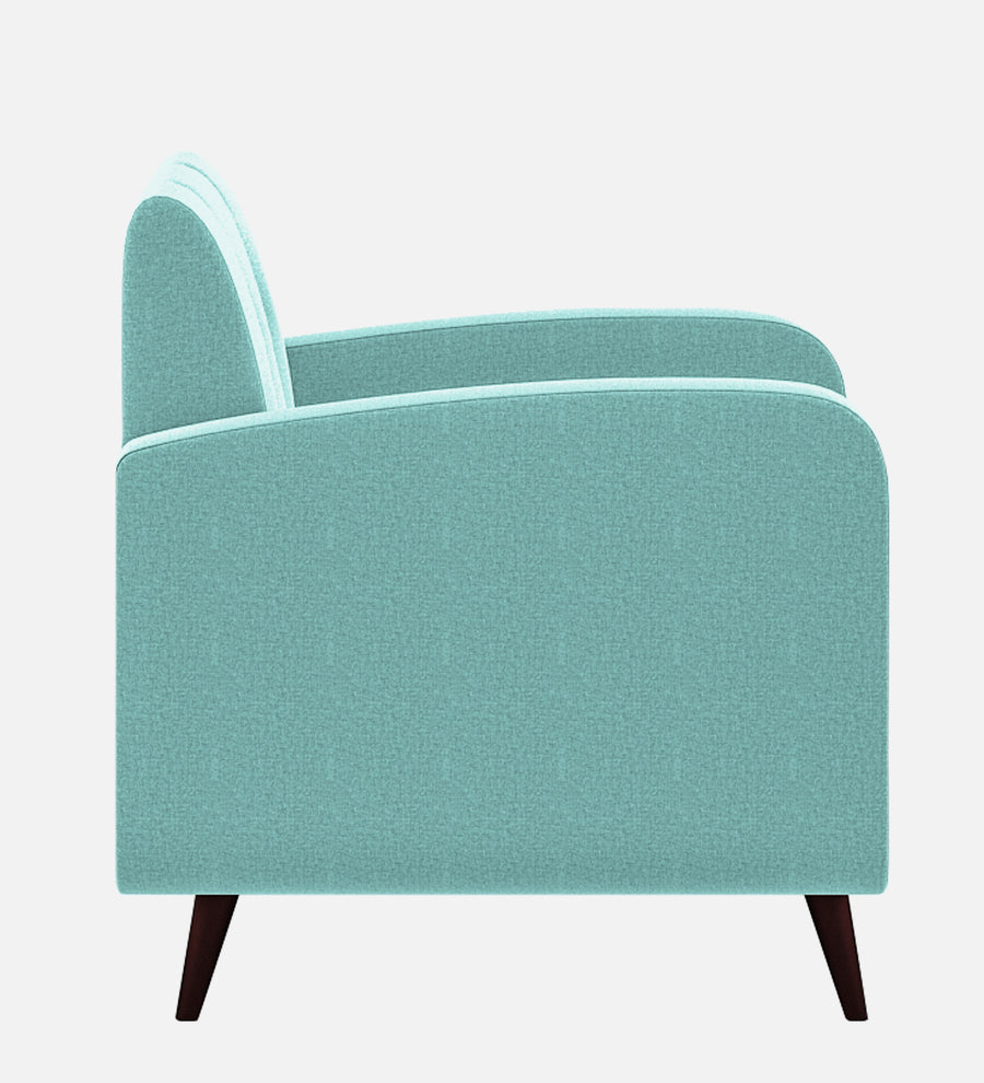 Wiki Velvet 1 Seater Sofa In Barmunda Aqua Colour - Febonic Living
