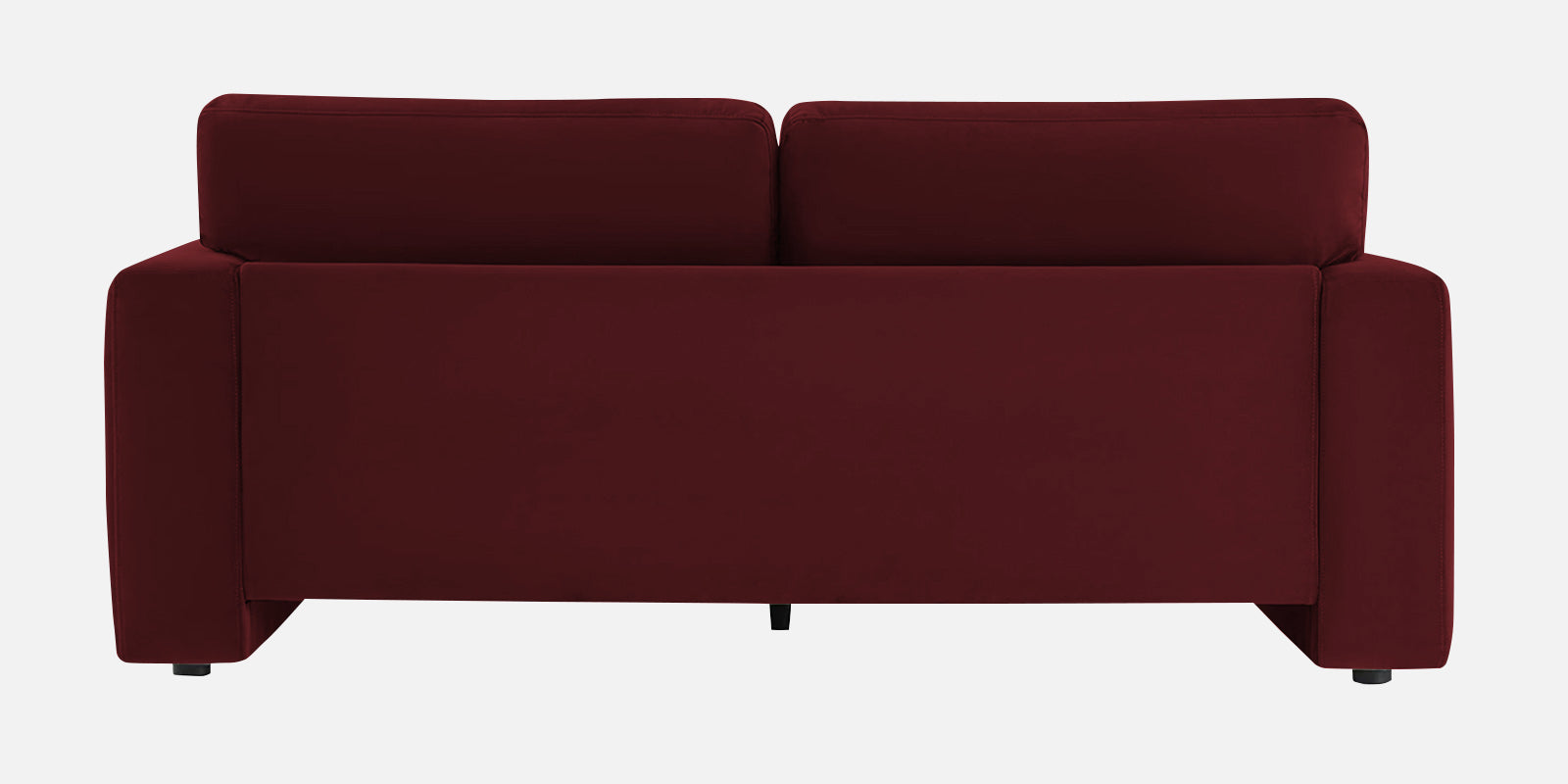 Kosta Velvet 2 Seater Sofa in Dark Maroon Colour