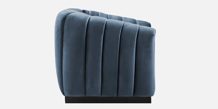 Ferry Velvet 3 Seater Sofa In Oxford Blue Colour - Febonic Living