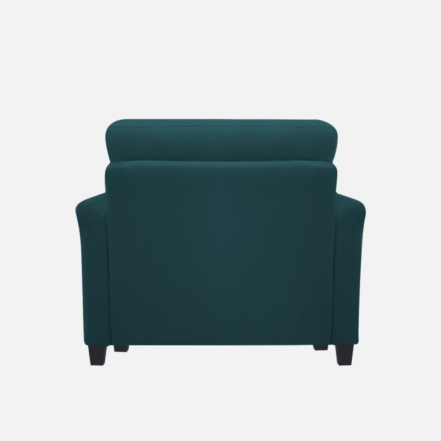 Daroo Velvet 1 Seater Sofa In Arabian Green Colour