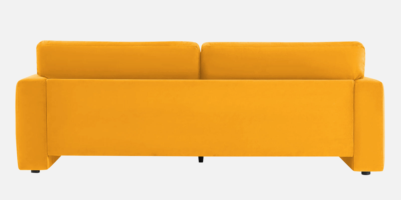 Kosta Velvet 3 Seater Sofa in Safforn Yellow Colour