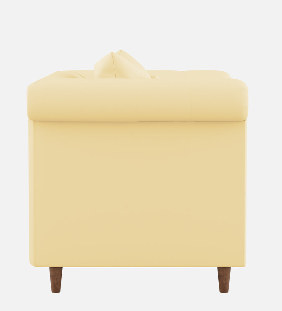 Rubi Velvet 1 Seater Sofa In Sandy Beige Colour - Febonic Living