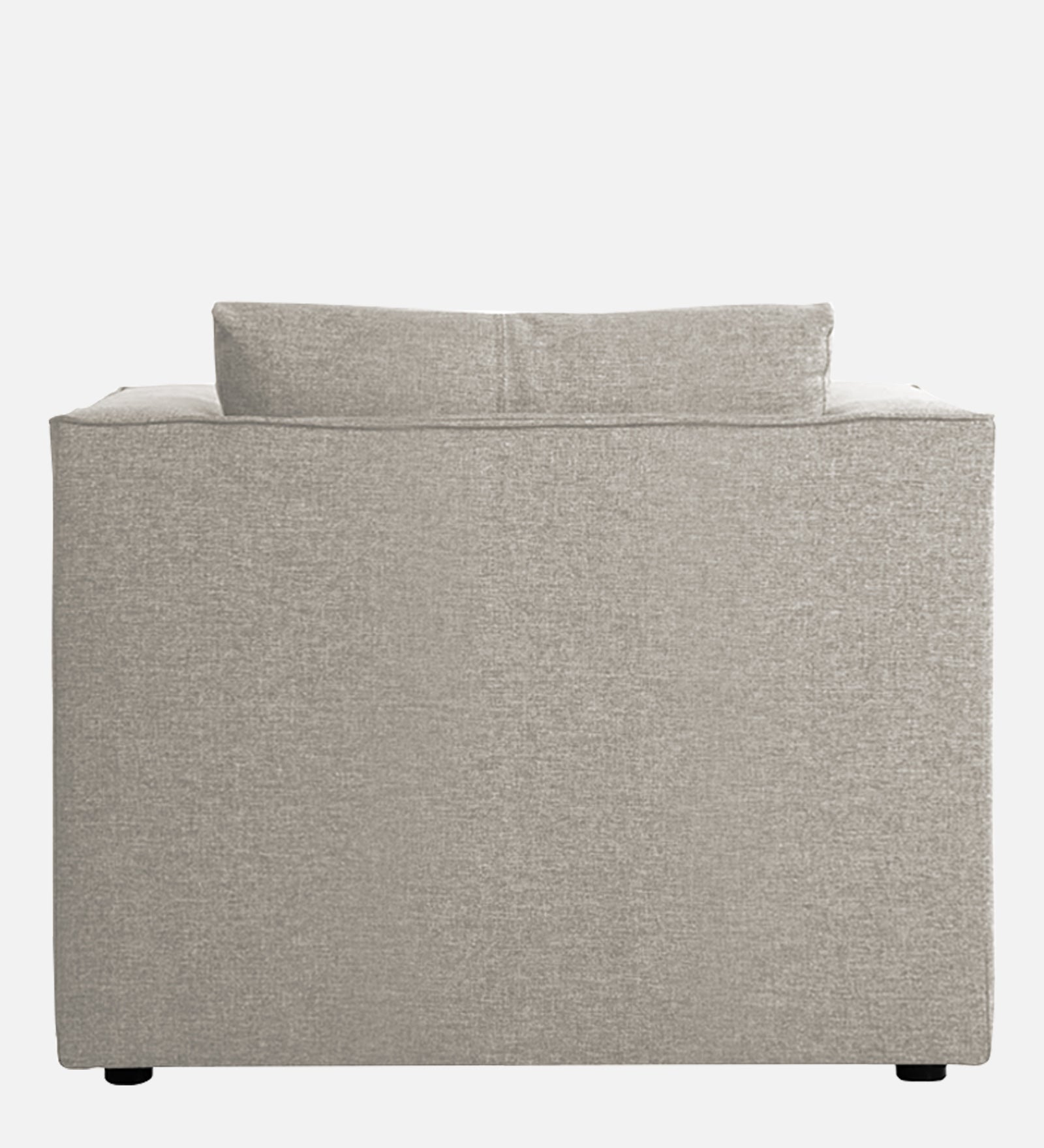 Kenia Fabric 1 Seater Convertible Sofa Cum Bed in Ash Grey Colour