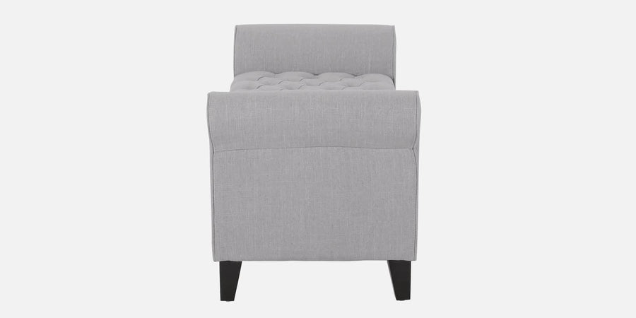 Nowia Fabric 2 Seater Recamier In Lit Grey Colour With Storage - Febonic Living