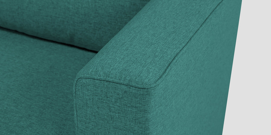 Kenia Fabric 3 Seater Foldable Sofa Cum Bed In Sea Green Colour - Febonic Living