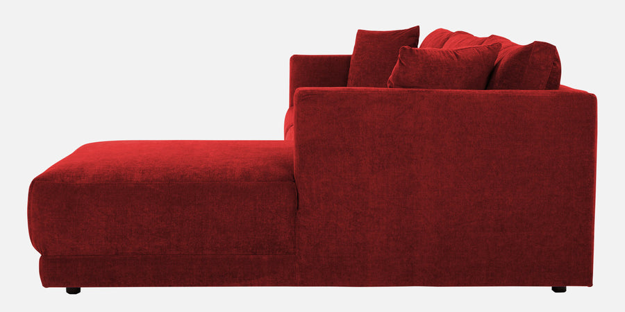 Northern Fabric Lhs Sectional Sofa 3 Lounger In Blood Maroon Colour - Febonic Living