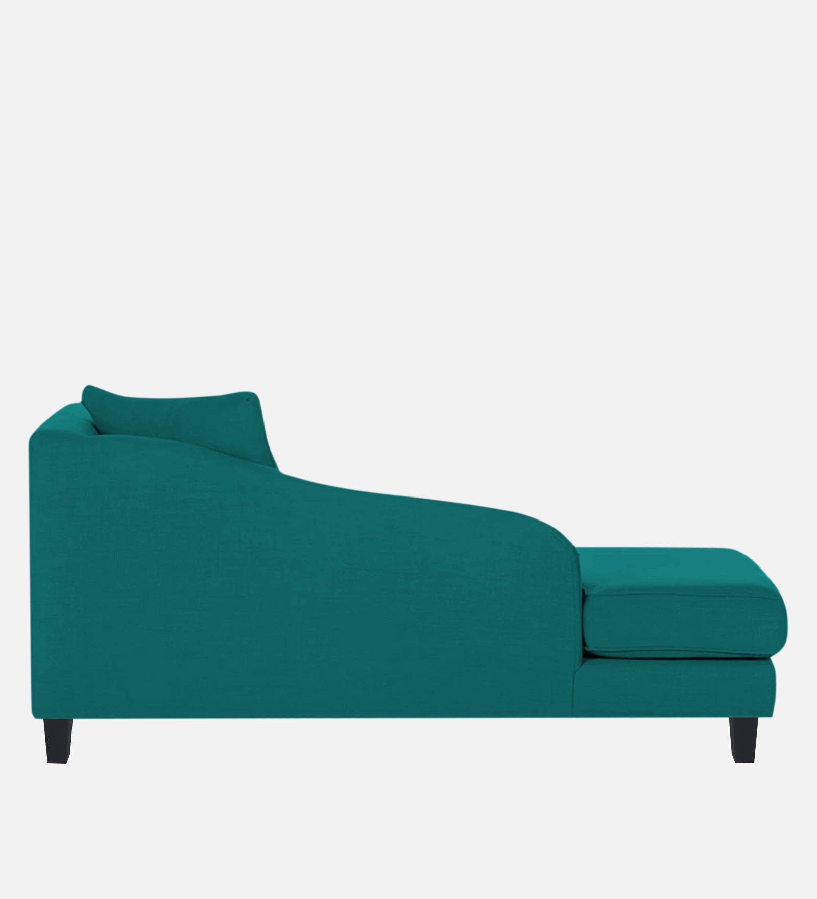 Louis Fabric RHS Chaise Lounger In Sea green Colour