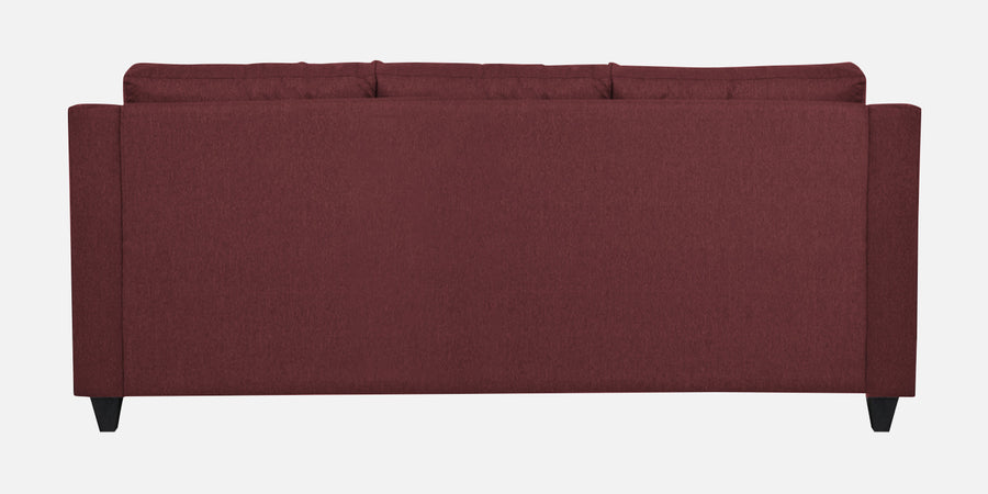 Welly Fabric 3 Seater Sofa In Blaze Red Colour - Febonic Living