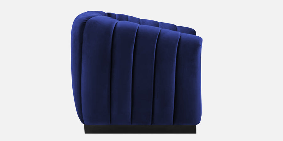 Ferry Velvet 3 Seater Sofa In Indigo Blue Colour - Febonic Living