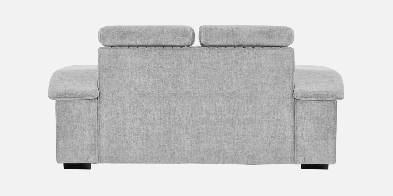 Draco Fabric 2 Seater Sofa In Lit Grey Colour