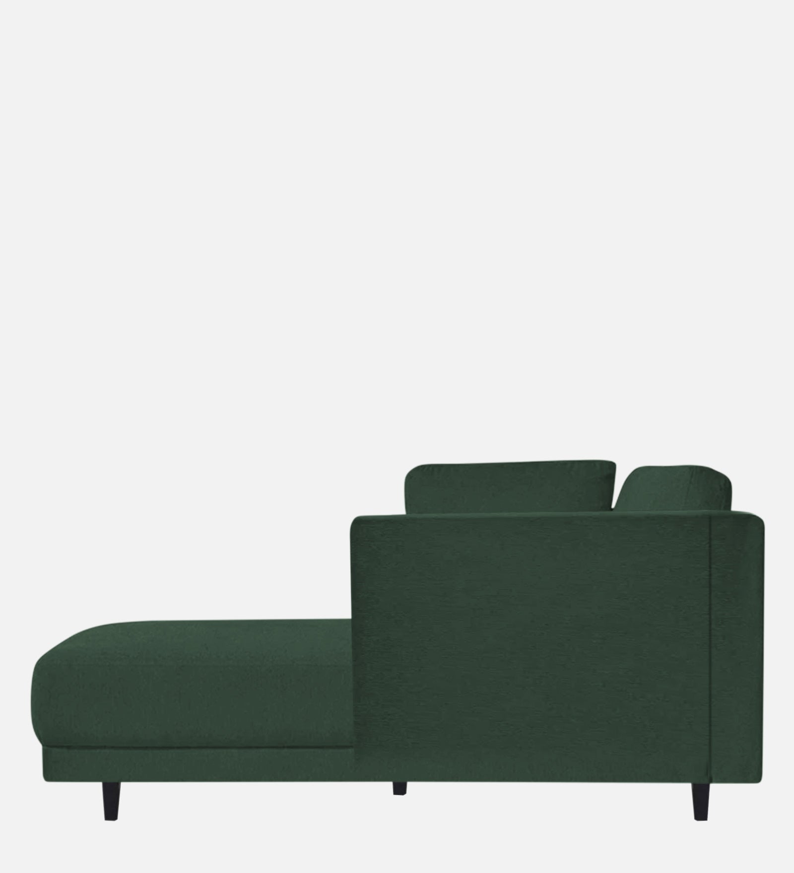 Jonze Velvet RHS Chaise Lounger in Amazon Green Colour