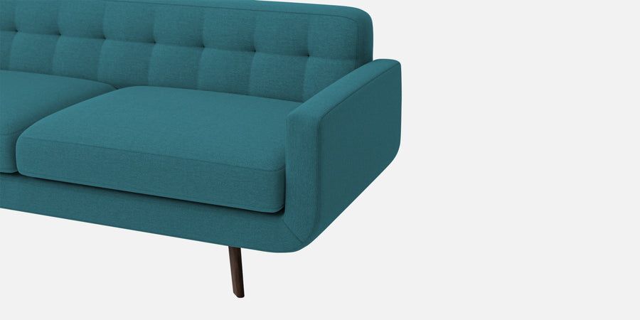 Marsela Fabric 3 Seater Sofa In Water Blue Colour - Febonic Living