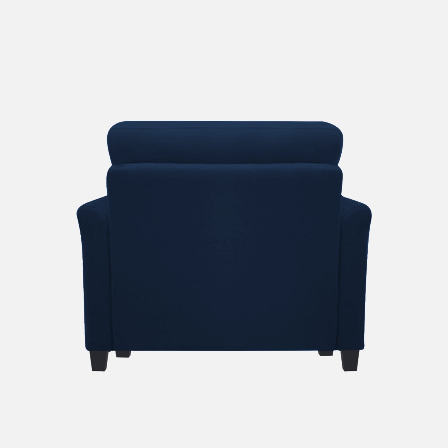 Daroo Velvet 1 Seater Sofa In Imperial Blue Colour