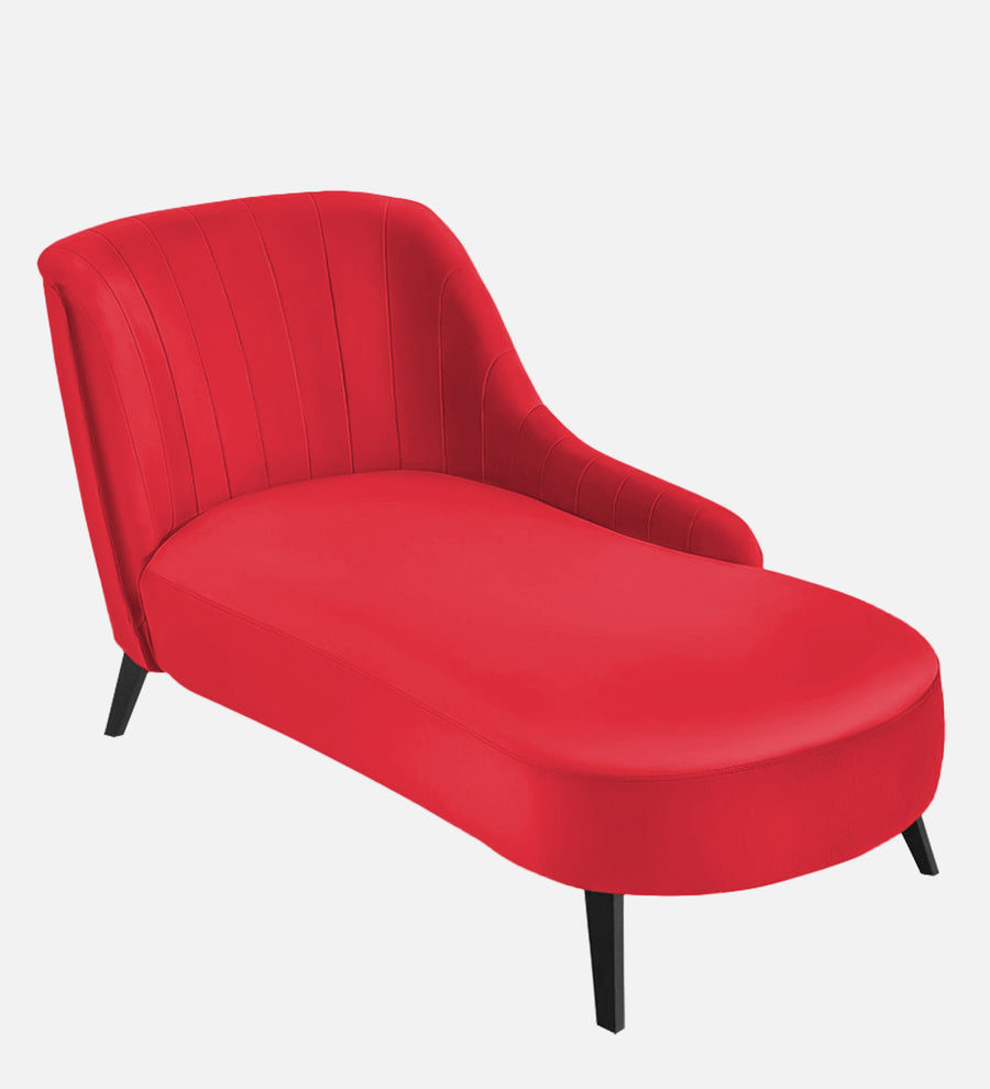 Flora Velvet Rhs Chaise Lounger In Ox Blood Maroon Colour - Febonic Living