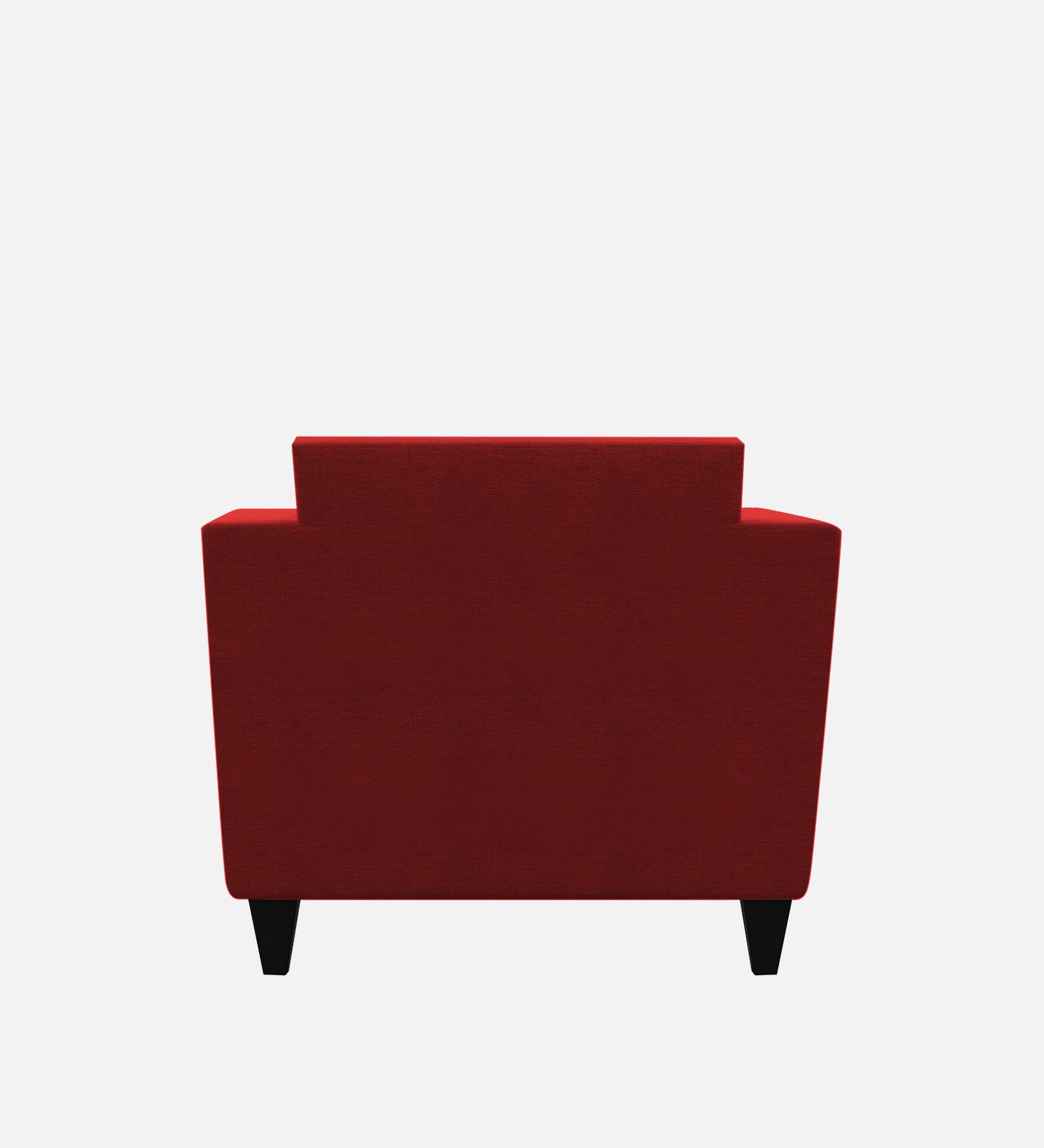 Tokyo Fabric 1 Seater Sofa in Blood Maroon Colour