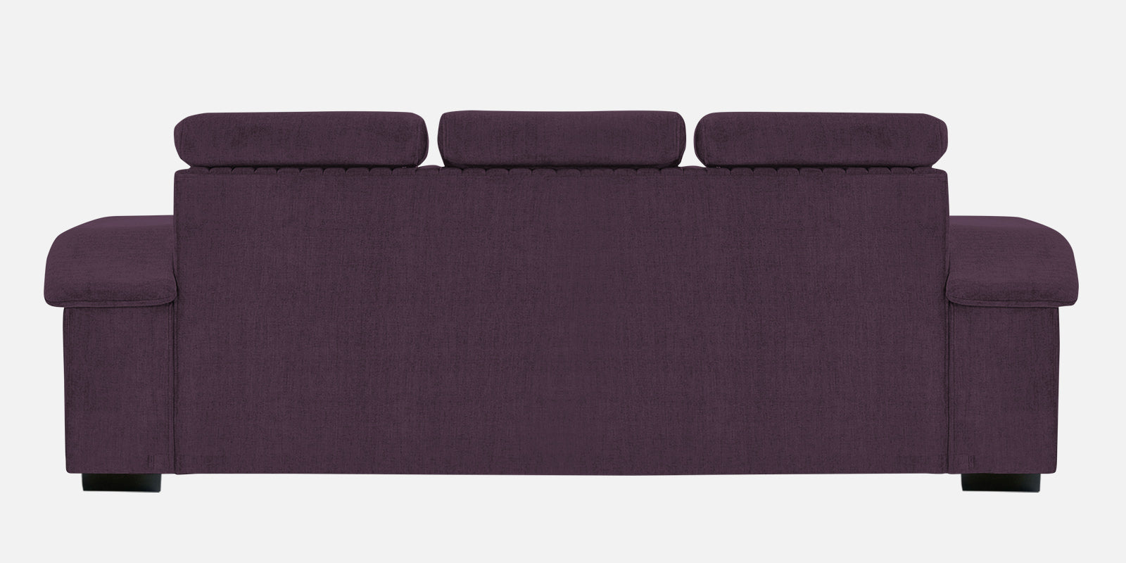 Draco Fabric 3 Seater Sofa In Greek Purple Colour - Febonic Living