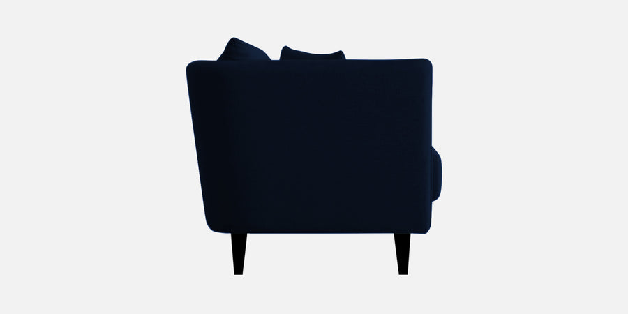 Norway Velvet 3 Seater Sofa In Dark Blue Colour - Febonic Living