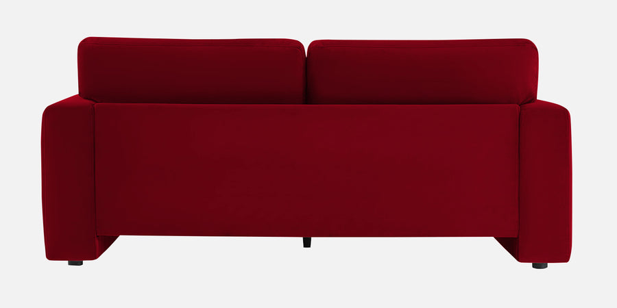 Kosta Velvet 2 Seater Sofa In Cherry Red Colour - Febonic Living