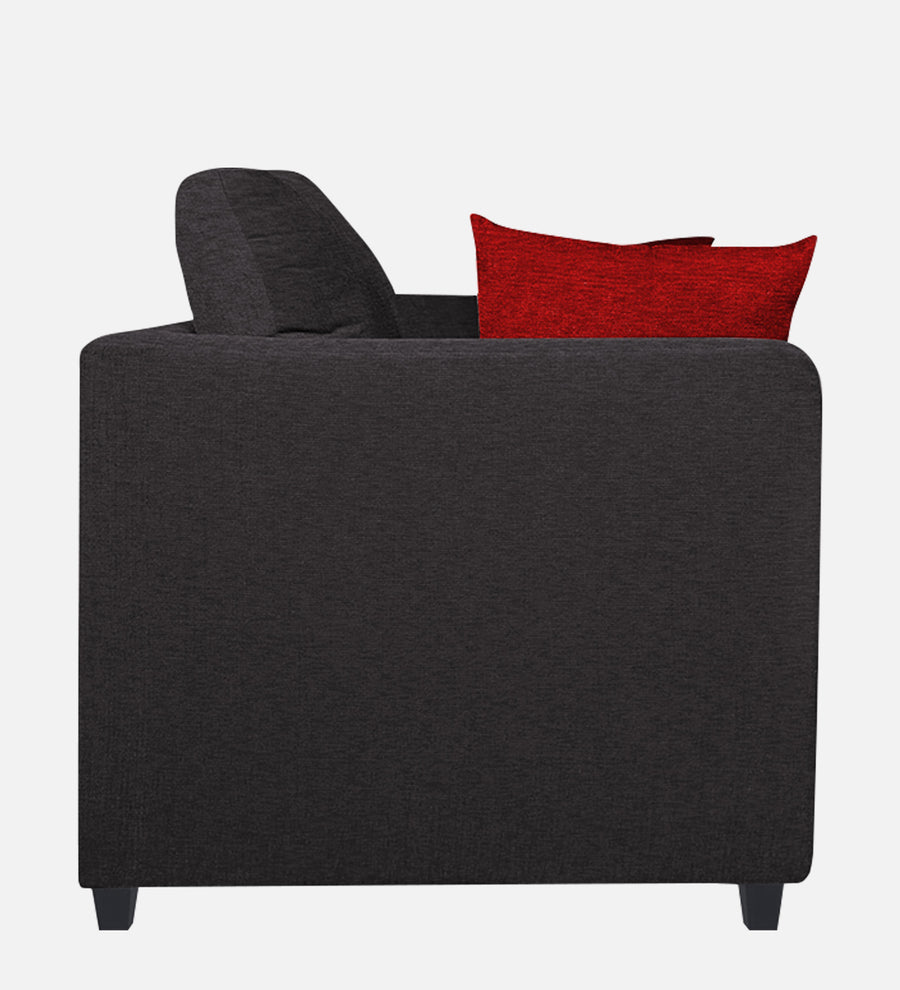 Nuska Fabric 1 Seater Sofa In Maba Grey Colour - Febonic Living