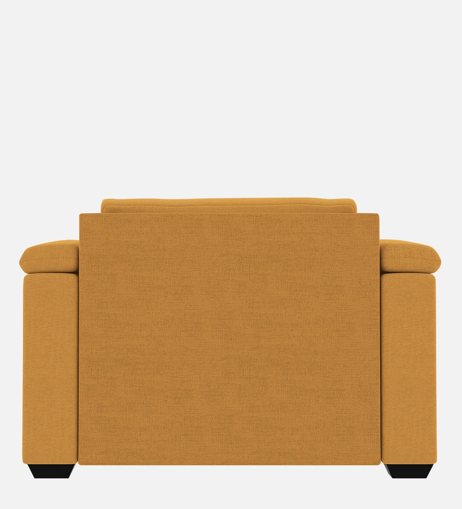 Andres Fabric 1 Seater Sofa In Blush Yellow Colour - Febonic Living