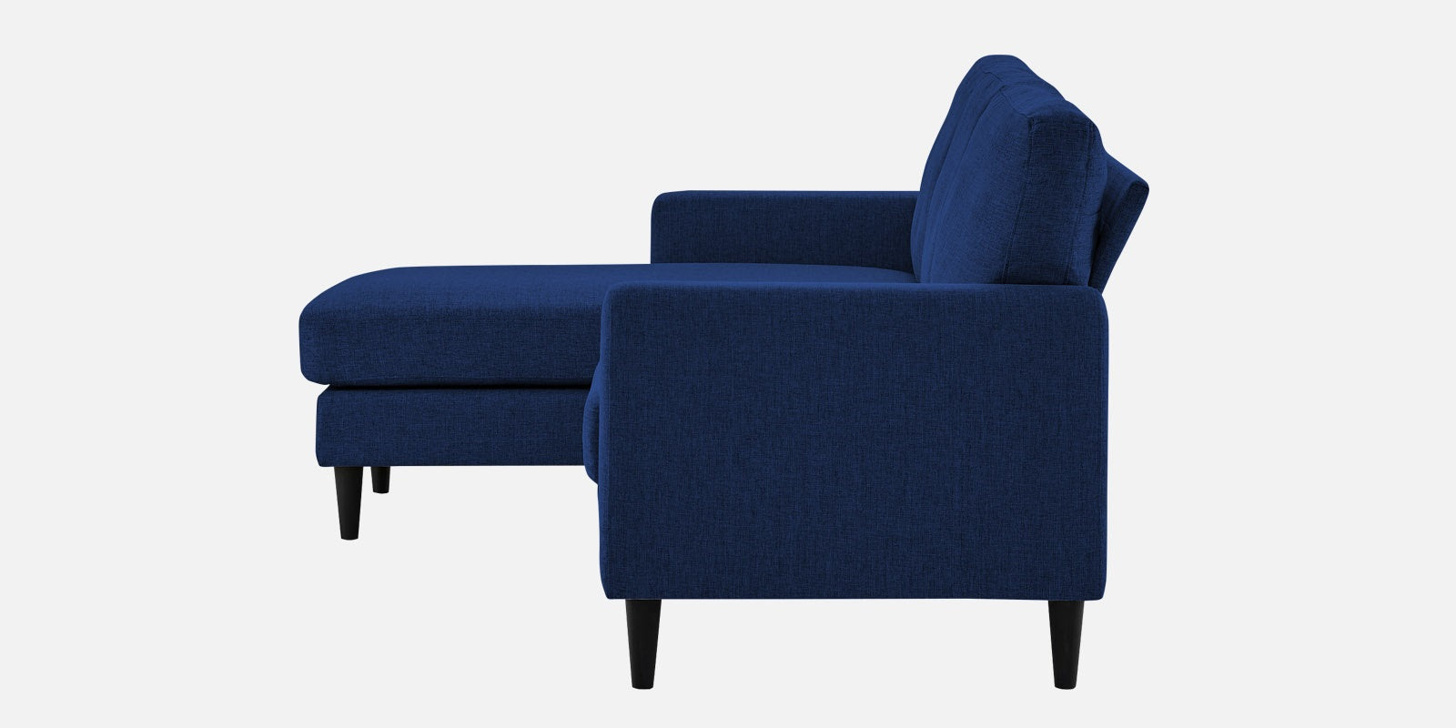 Romie Fabric RHS Sectional Sofa (2+Lounger) in Royal Blue Colour