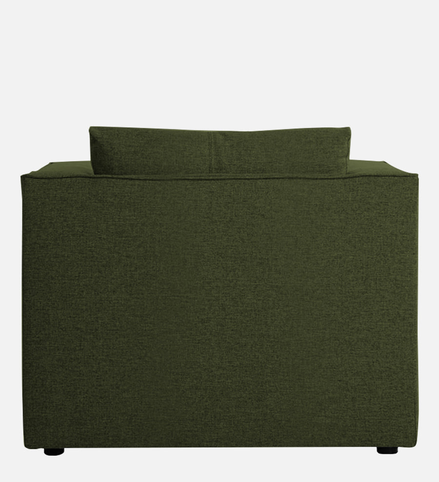 Kenia Fabric 1 Seater Foldable Sofa Cum Bed In Olive Green Colour - Febonic Living