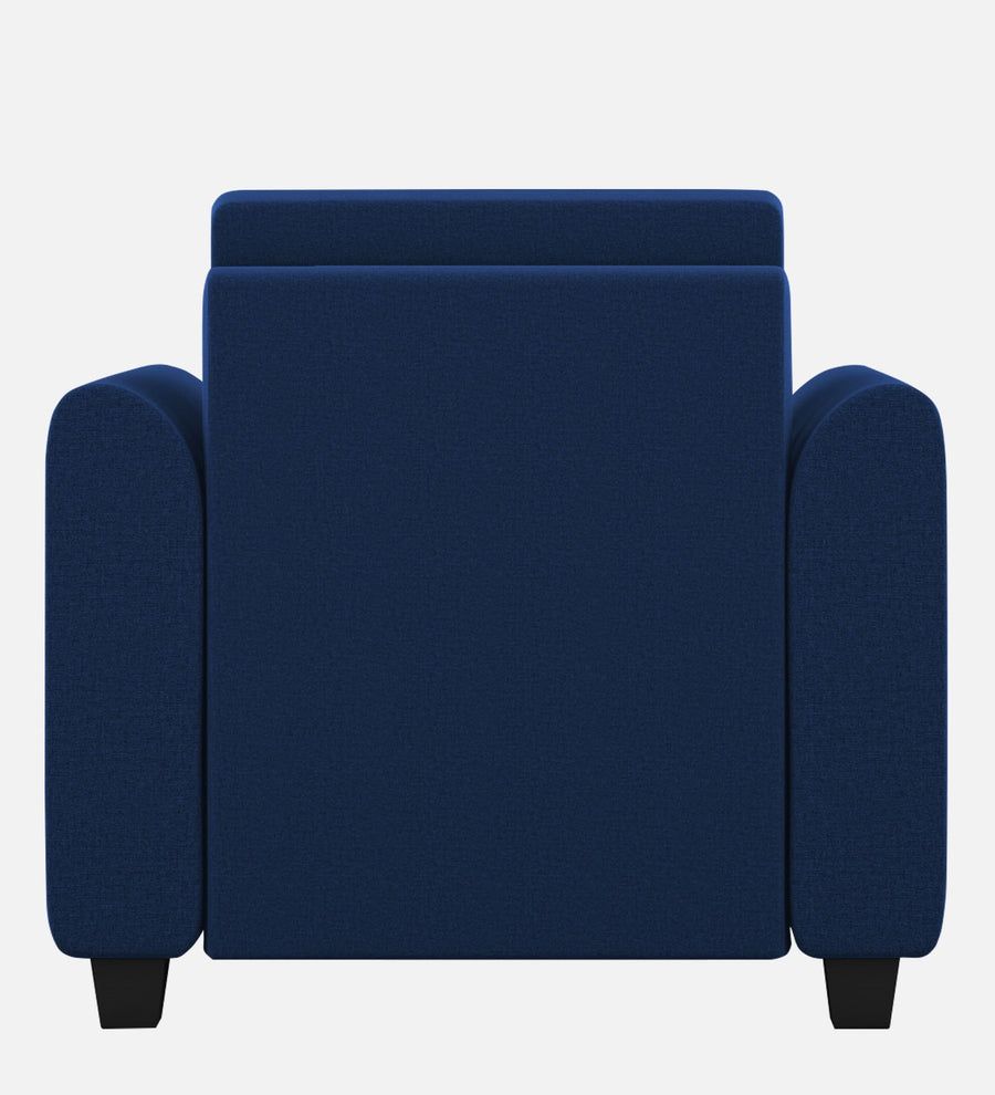 Cosmic Fabric 1 Seater Sofa In Royal Blue Colour - Febonic Living