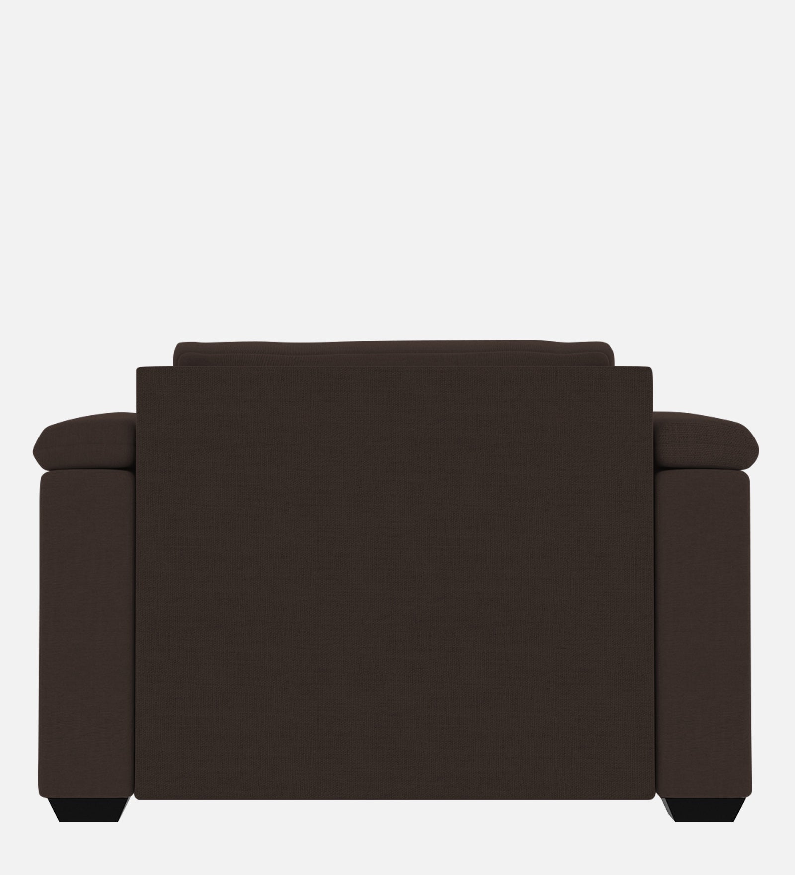 Andry Fabric 1 Seater Sofa in Coco Brown Colour