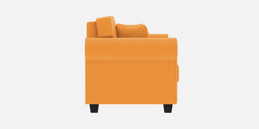 Numonk Velvet 2 Seater Sofa In Tangerine Orange Colour - Febonic Living