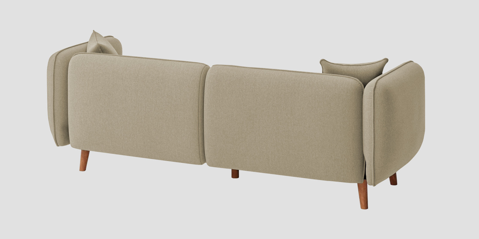 Reva Fabric 3 Seater Sofa In Honey Beige Colour - Febonic Living