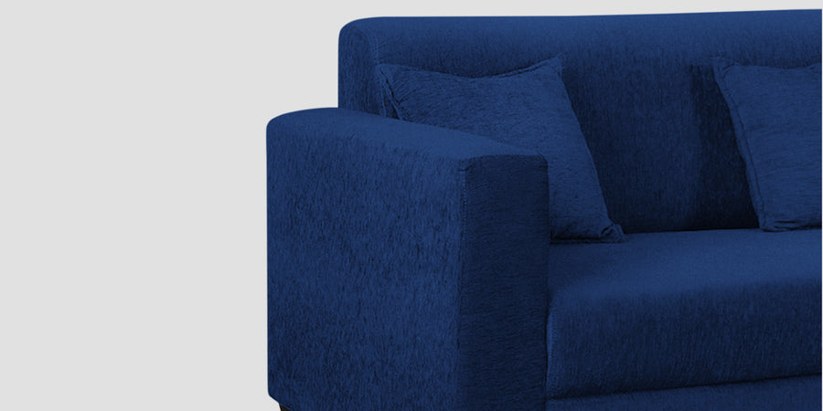 Nebula Fabric 3 Seater Sofa In Royal Blue Colour - Febonic Living