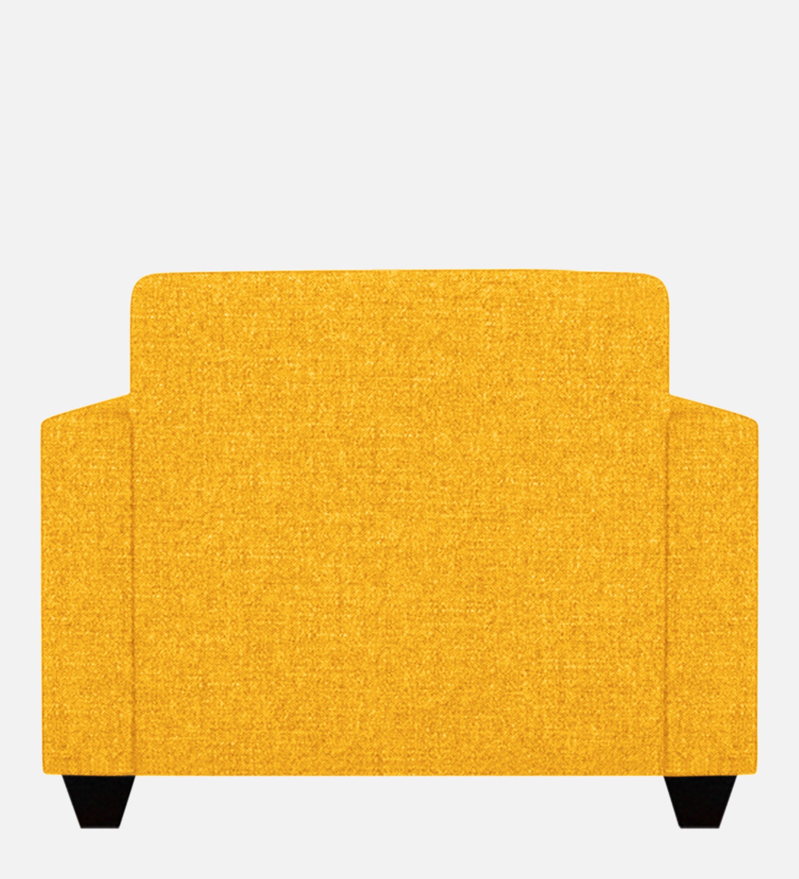 Nebula Fabric 1 Seater Sofa in Bold Yellow Colour