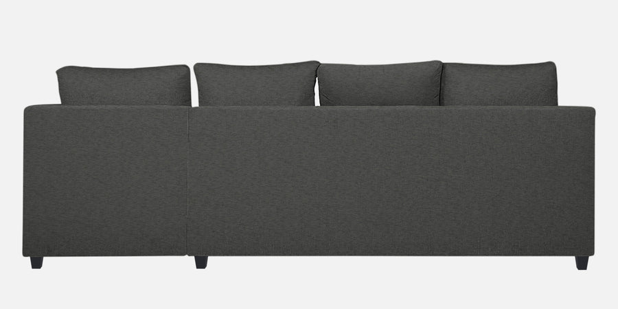 Nebula Fabric Lhs Sectional Sofa 3 Lounger In Charcoal Grey Colour - Febonic Living