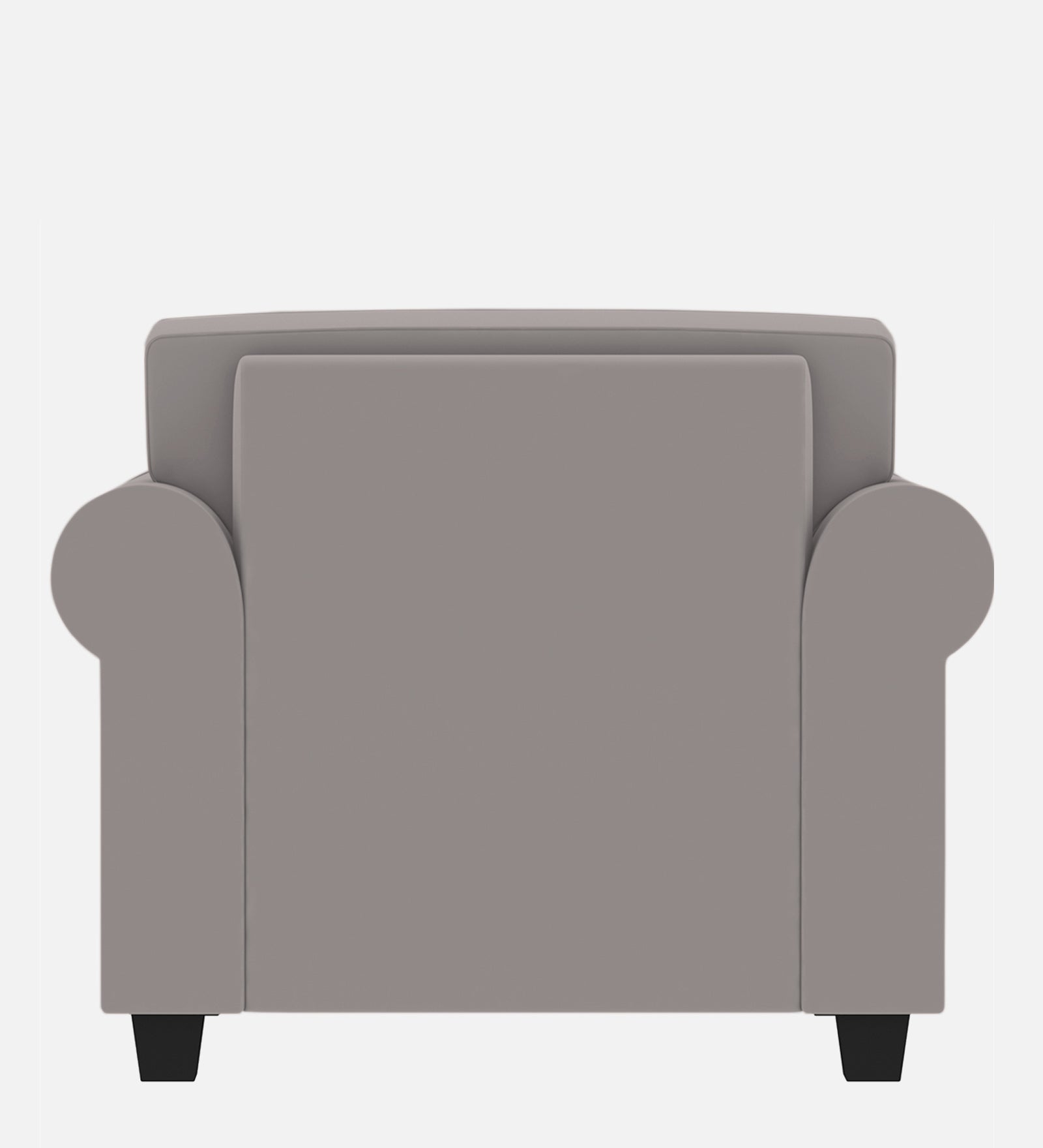 Numonk Velvet 1 Seater Sofa in Pearl Grey Colour