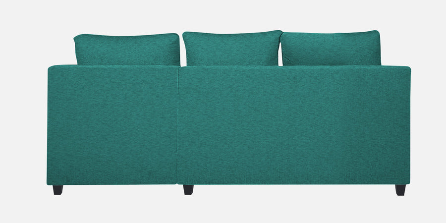 Nebula Fabric Lhs Sectional Sofa 2 Lounger In Sea Green Colour - Febonic Living
